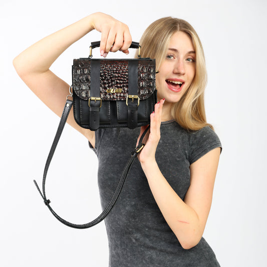 Crocella – Noir et Marron Foncé