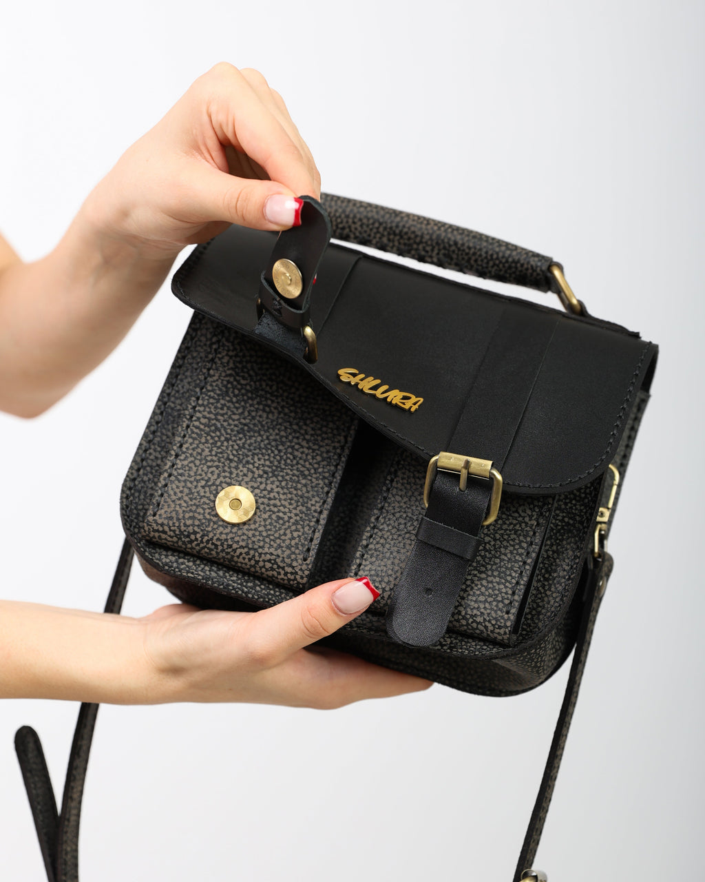 Crocella – Black and Dark Grey